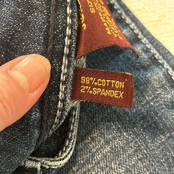 Vintage Jordache 90s Denim Mini Skirt Button Front Womens 26 Raw Hem Y2K - Picture 7 of 7